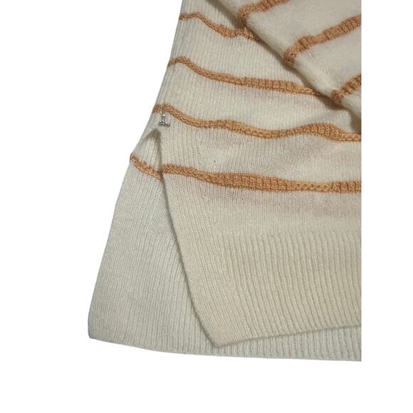 Lafayette 148 New York Cashmere Stripped Breton Sz 2X Stripped Luxurious Sweater - Picture 10 of 15